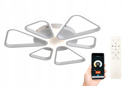 Lampa NICEA VI Wifi sufit PLAFON żyrandol 68cm LED Tuya Wobako na Arena.pl