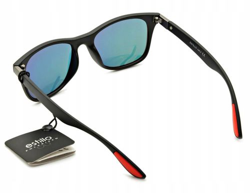 Okulary POLARYZACYJNE Lustro Przeciwsłoneczne Nerd marki ESTILLO + GRATISY na Arena.pl