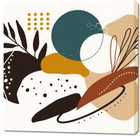 Obraz 100x100cm Kwiatowy Kalejdoskop