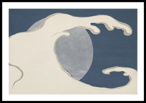 Plakat 60x40cm Waves and Sun, Sekka Japoński Vintage do Salonu na Arena.pl