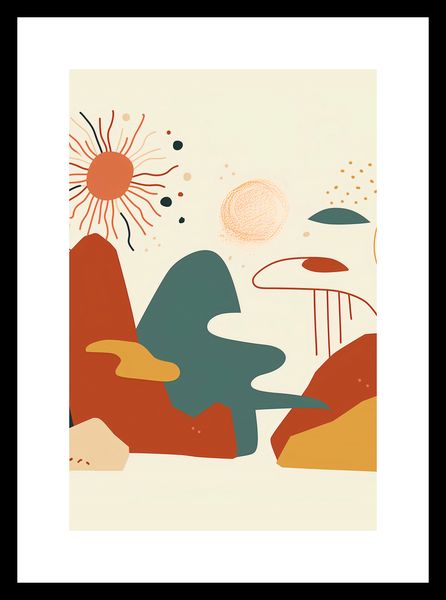 Plakat 40x60cm Kosmos Barw zdjęcie 3