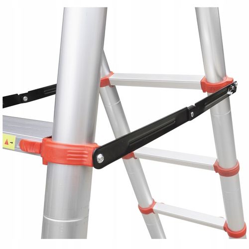 DRABINA TELESKOPOWA PRZEGUBOWA 5,0 M WZMACNIANA na Arena.pl