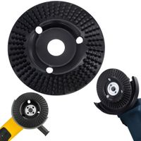 Tarcza szlifierska skośna do obróbki drewna czarna solidna mocna 125x22 mm