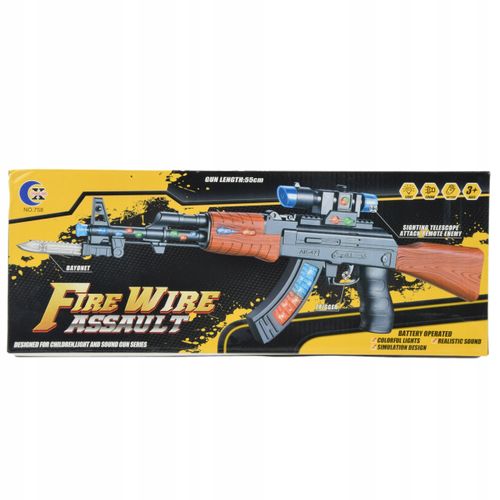 KARABIN PISTOLET ZABAWKOWY DLA DZIECI WZÓR AK-47 na Arena.pl