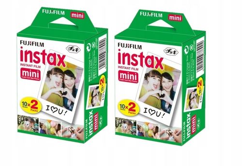 Wkłady Fujifilm Instax Mini Glossy 2 pack 20 zdjęć (40 zdjęć) na Arena.pl