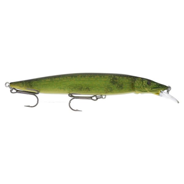 ADUSTA WOBLER JERK SPIKER 129 GHOST PIKE 155 mm zdjęcie 1