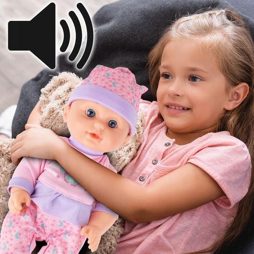 LALKA BOBAS W PIŻAMCE 31CM INTERAKTYWNA PIJE SIUSIA GAWORZY DLA DZIEWCZYNKI na Arena.pl
