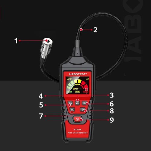 DETEKTOR WYCIEKU GAZÓW EKRAN LCD ALARM PROPAN BUTAN GAZ ZIEMNY I INNE PALNE na Arena.pl