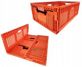 skrzynka składana 600x400x219mm pomarańczowa
