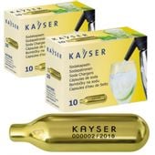 NABOJE DO SYFONU DO WODY SODOWEJ SATURATORA CO2 20 SZTUK KAYSER