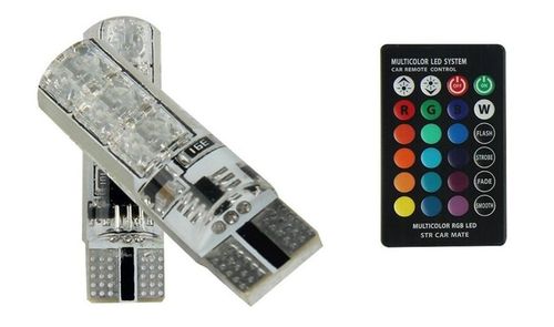 żarówka LED T10 12V RGB CANBUS +pilot na Arena.pl