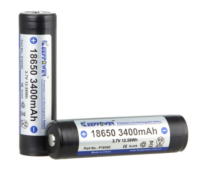 KP ICR18650-340PCM 3400mAh Li-ION P1834C zdjęcie 1