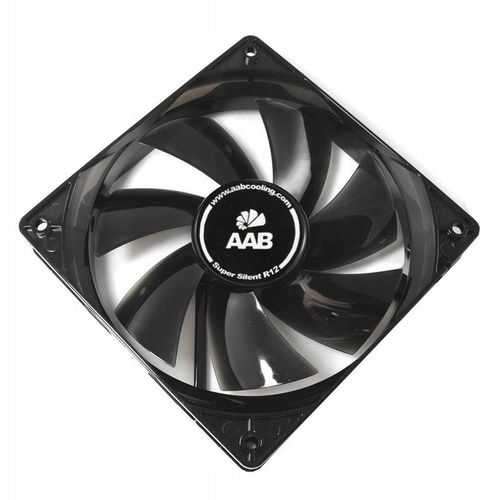 AAB SUPER SILENT R 12 CM CICHY FAN WENTYLATOR WIATRAK OBUDOWA PC 120mm 9dB na Arena.pl