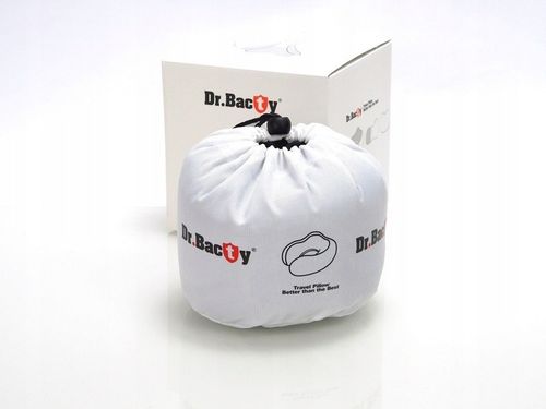 Poduszka podróżna na szyję Dr.Bacty + Gratisy - Czerwona na Arena.pl