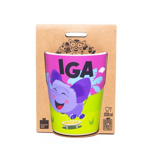 Kubek ZWIERZAKI - Iga 250ml na Arena.pl