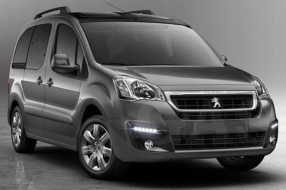 PEUGEOT Partner Tepee - Listwy CHROM GRILL atrapa zdjęcie 2