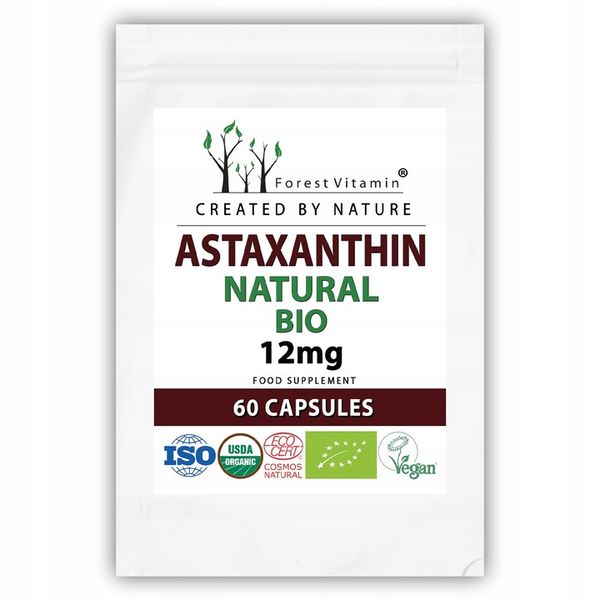 Forest Vitamin ASTAKSANTYNA 12mg 60 kaps. zdjęcie 1