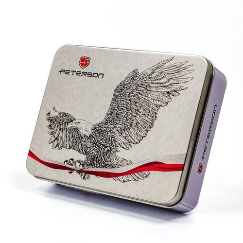 duży, skórzany portfel męski z systemem rfid - peterson na Arena.pl
