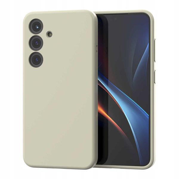 Spacecase Silicone Mag Galaxy S25 Beige zdjęcie 10