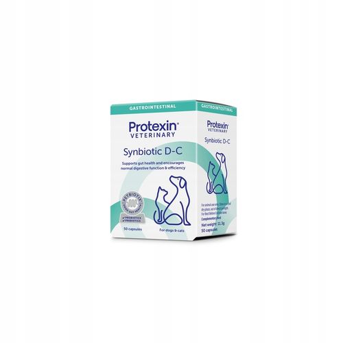 Protexin Synbiotic D-C Pies/Kot 50 kaps Probiotyk,Prebiotyk na Arena.pl