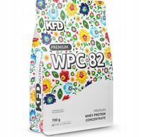 ODŻYWKA BIAŁKOWA KFD WPC PREMIUM PROSZEK 700g SMAK TRUSKAWKOWO-POZIOMKOWY