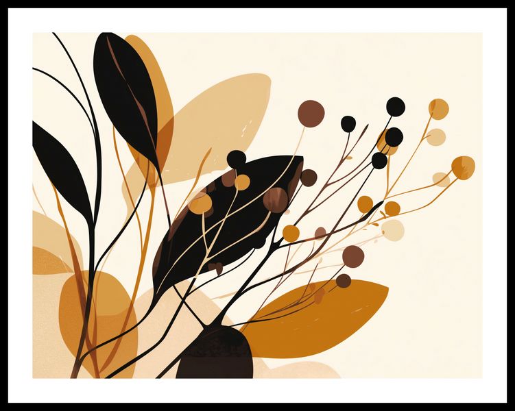 Plakat 65x50cm Jesienne Sylwety zdjęcie 3