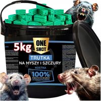BARDZO MOCNA Trutka na MYSZY trucizna na SZCZURY W KOSTKACH 5KG