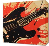 Obraz 40x40cm Gitara Elektryczna