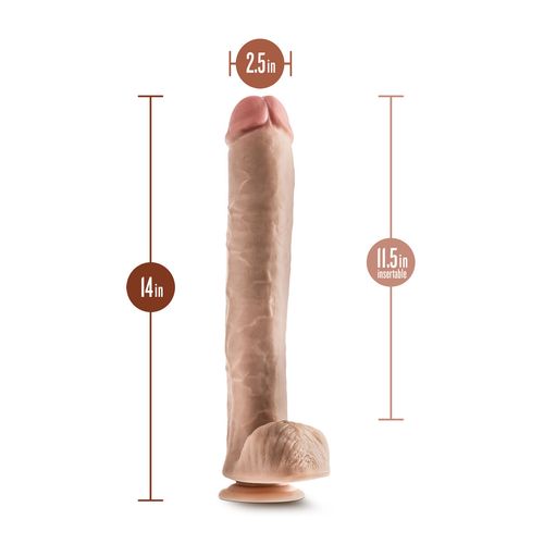 Realistyczne dildo Blush Dr Skin PVC Ø 6,3 cm na Arena.pl