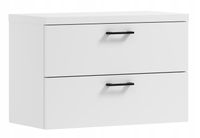 Szafka łazienkowa wisząca LUNA 80 biała (W2)