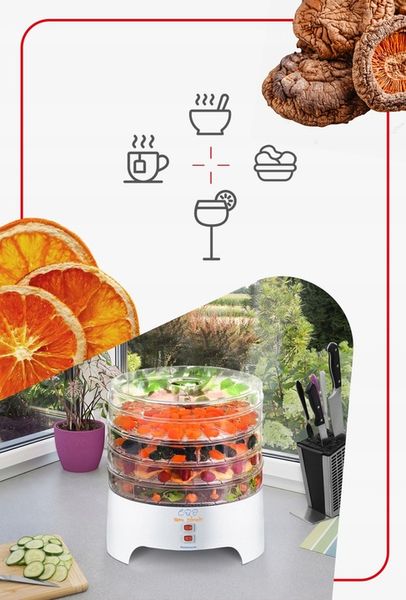 SUSZARKA DO GRZYBÓW OWOCÓW WARZYW ZIÓŁ NIEWIADÓW 500W PRODUKOWANA W POLSCE zdjęcie 5