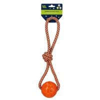 zabawka dla psa szarpak pilka pomarańcz 36cm 2280