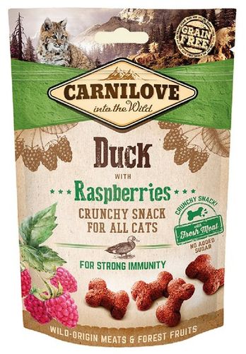 Carnilove Cat Snack Fresh Crunchy Duck+Raspberries 50G na Arena.pl