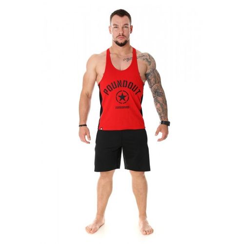 Poundout tank top Stringer FORCE czerwony Rozmiar - M na Arena.pl