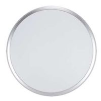 Łazienkowa LAMPA sufitowa PLANAR 03839 Ideus okrągła OPRAWA plafon LED 18W 4000K hermetyczny IP54 srebrny