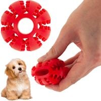 PIŁKA ZABAWKA DLA PSA GRYZAK KULA NA PRZYSMAKI