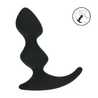 levelz double ripple silikonowy masażer anatomiczny czarny