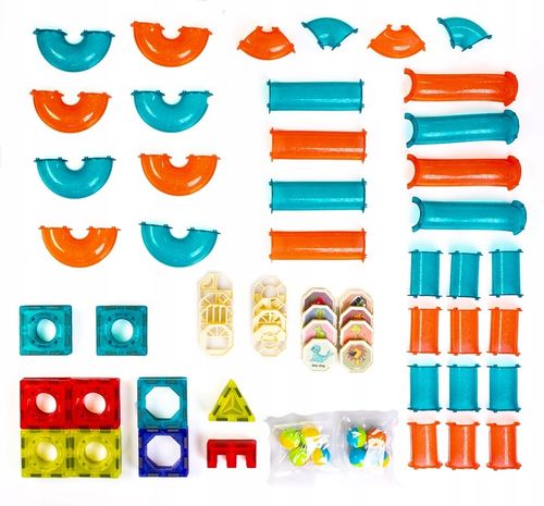 Klocki magnetyczne LABIRYNT TOR KULKOWY 96 el. na Arena.pl