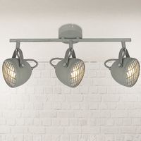 Regulowana LAMPA sufitowa PENT 93-68064 Candellux metalowa OPRAWA kinkiet reflektorki industrialne szare