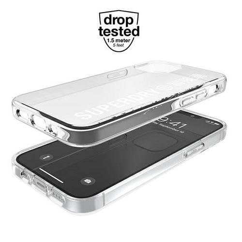 superdry snap iphone 12 mini clear casebiały/white 42593 na Arena.pl