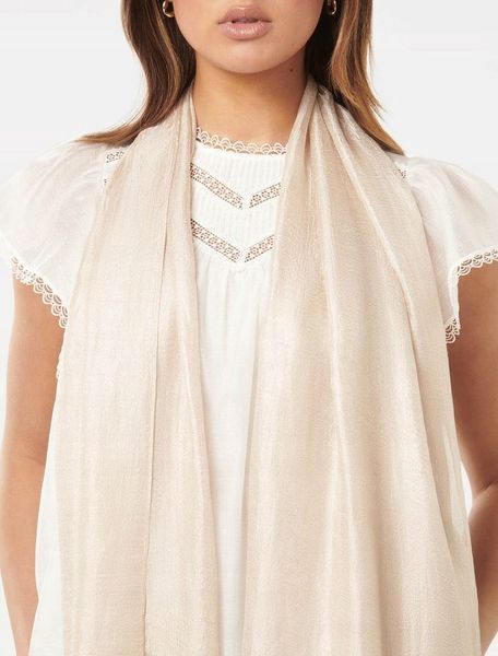 Szalik Forever New Harper Metallic Scarf zdjęcie 3