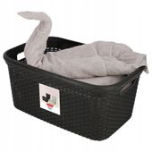 Curver Kosz Na Pranie Do Magla 45 L Ciemny Brąz