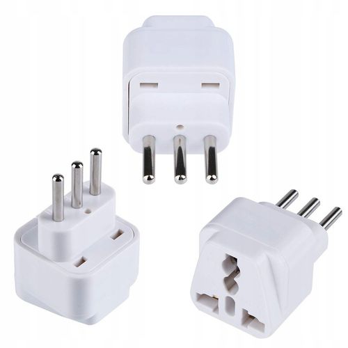 ADAPTER EU do TYP L WŁOCHY WTYCZKA WŁOSKA ITALIA na Arena.pl