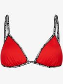 KARL LAGERFELD Góra od bikini Branded Tape KL21WTP01 Czerwony M