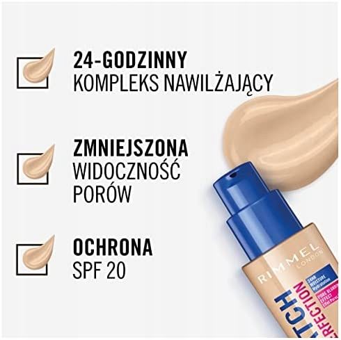Rimmel Podkład Match Perfection 101 Classic Ivory zdjęcie 3