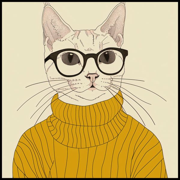 Plakat 90x90cm Intelektualista zdjęcie 2