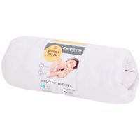 Prześcieradło z dżerseju Comfibeds 160/180 x 200cm białe z gumką