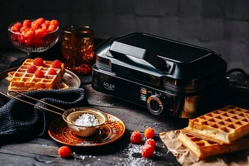 Gofrownica 2000W XXL na 2 duże gofry Płynna regulacja temperatury na Arena.pl