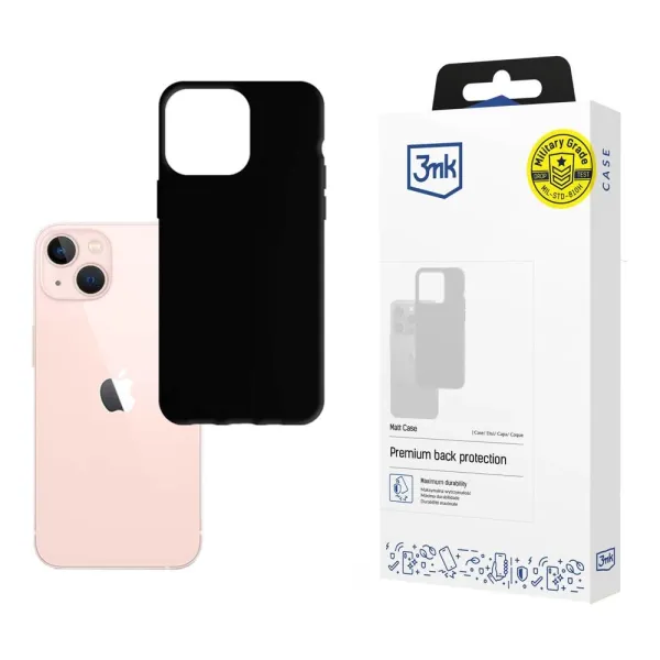 Etui 3mk Matt Case na iPhone 14 - czarne zdjęcie 1