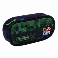 Piórnik z motywem pikseli dla dzieci na przybory szkolne Astra do Your Best